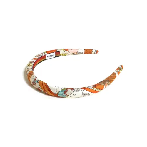 HERMES Ободки для волос Женские Оранжевые
