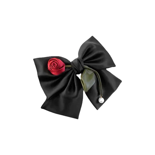 SENDME Ткань, Сплав, Искусственная жемчужина Заколки для волос Розовый Бант Волосы Заколка Женская