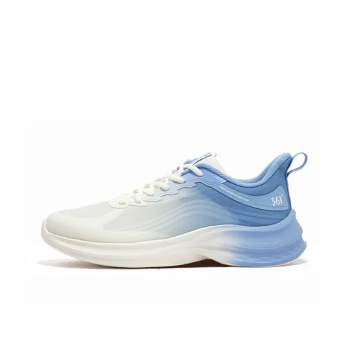 361° Амортизаторы Slip-resistant устойчивые к истиранию дышащие низкий топ повседневные беговые кроссовки для мужчин небесно-голубой