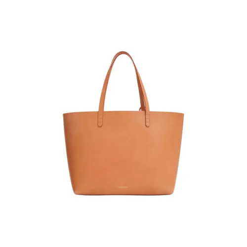 MANSUR GAVRIEL Дубленая кожа Тоут Сумка Сумка для покупок Сумка Большая Женская CAMEL с Цветом Mallow