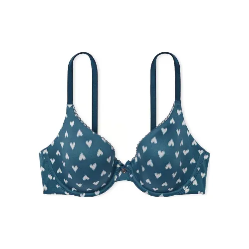 Victoria's Secret Центральная часть By Victoria Коллекция 7443 Дышащий Легко Подкладанный Полный Покрытие Бюстгальтер Женский Синий