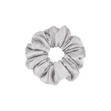 Светло-серый шелк, резинка для волос