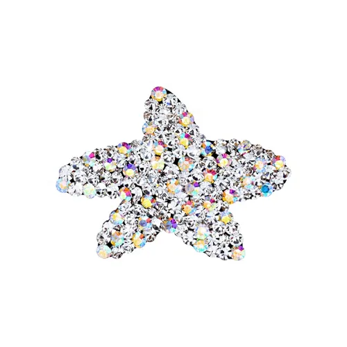 ROYALSASA Сплав Нижняя заколка Имитация кристальной заколки для волос Женские