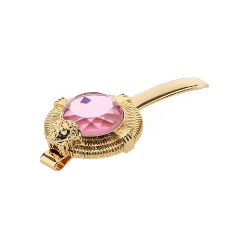 VERSACE Металлическая заколка для волос женская золотая