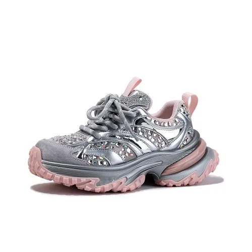 SELAIYA Противоскользящие и износостойкие визуально увеличивают рост Низкие кеды с толстой подошвой Женские