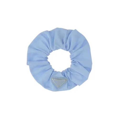 PRADA Кожа Резинки-спирали для волос Синий Унисекс