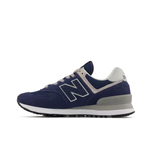New Balance NB 574+ Low Топ Беговые кроссовки Женские Синий Серый