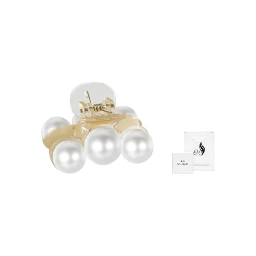 SENDME Акриловые заколки для волос Маленькие бусины Sub Заколка-коготь, Подарочная упаковка Женская