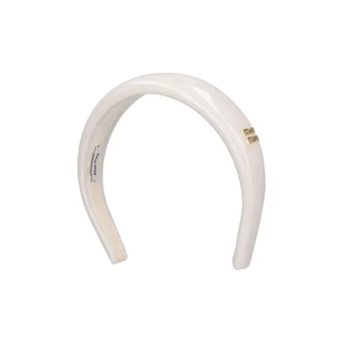 MIU MIU Ободки для волос Женские Бежевые