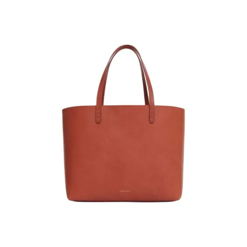 MANSUR GAVRIEL Кожа Тоут Сумка Сумка для покупок Сумка Большая Женская Коричневая и Желтая