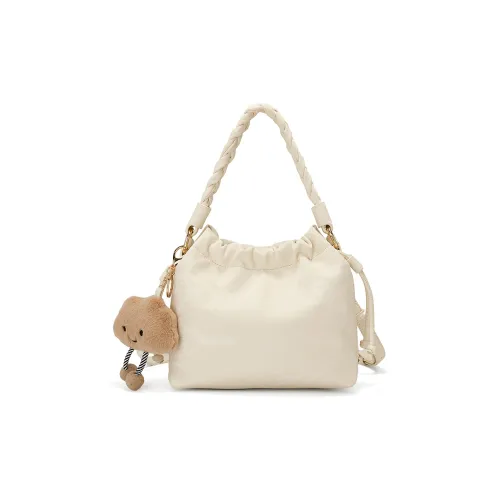 MEXICAN Полиуретан с кожаными вставками сумка через плечо плечевая сумка стандартная женская молочно-белый светло-зеленый светло-розовый