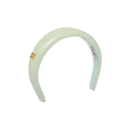 MIU MIU Ободки для волос Женские Аква Зеленый