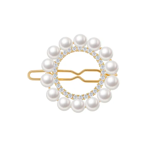 CLORIS YING S925 Серебро, Пресноводные Жемчужные Заколки для волос Женские