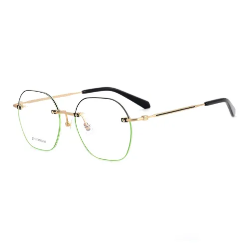 THANKSGIVING Титан Металл Ацетат Овал Оправы для очков Унисекс