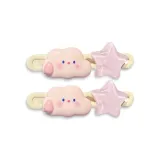 Облако Звезды Заколка для волос [Розовый]