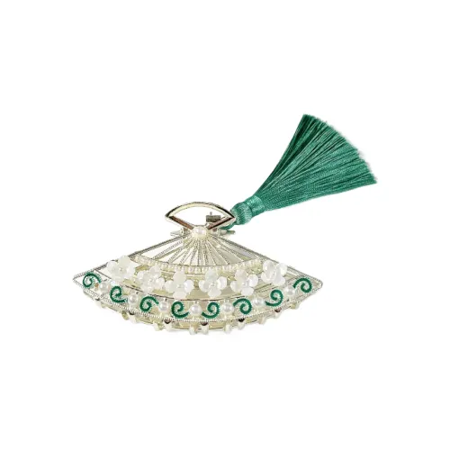 ZWU Сплав, Акрил, Высокий ГЛосс Бусина, Ткань Бахрома, Гальванизированные Заколки для волос Женские