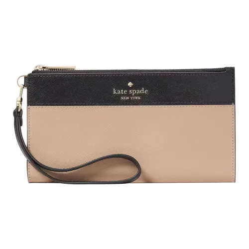 Kate Spade Saffiano кожа запястный клатч женский цвет фундуковый