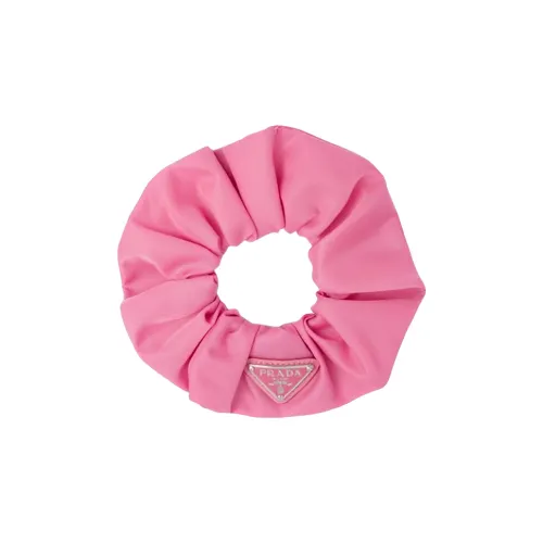 PRADA Ткань Резинки-спирали для волос Розовый Женские