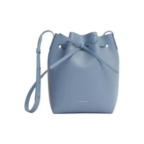 MANSUR GAVRIEL Кожа Ведрообразные сумки Сумки через плечо Сумка через плечо Мини Женская Синий