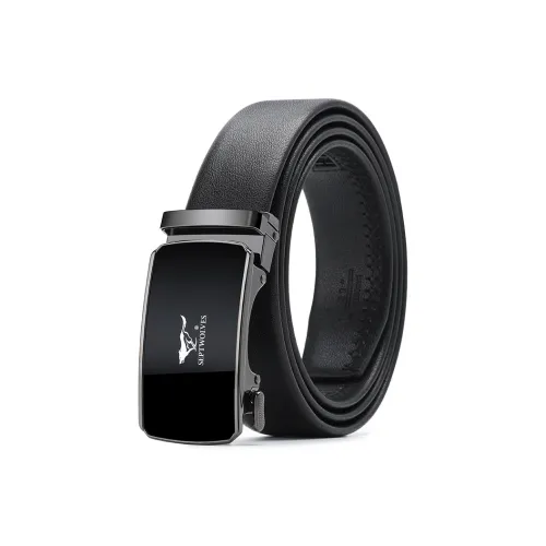 SEPTWOLVES Коровья кожа Ремень Коробка Кожаные ремни Мужской 3,5 см