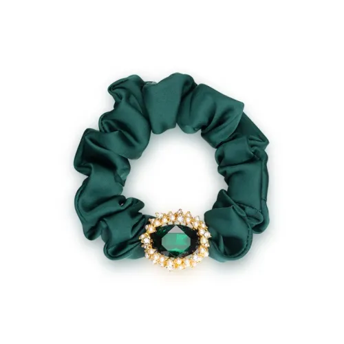 Cercoo Искусственный жемчуг, Искусственный хрусталь Резинки-спирали для волос Fq592 Зеленый Женские