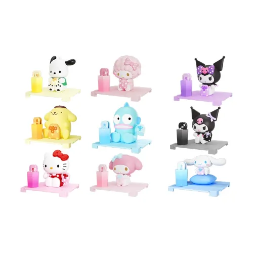 TOP TOY Sanrio Characters Счастливый Знак Коллекция Мини Коробка Kuromi Фигурка Собаки Pochi Слепые Коробки