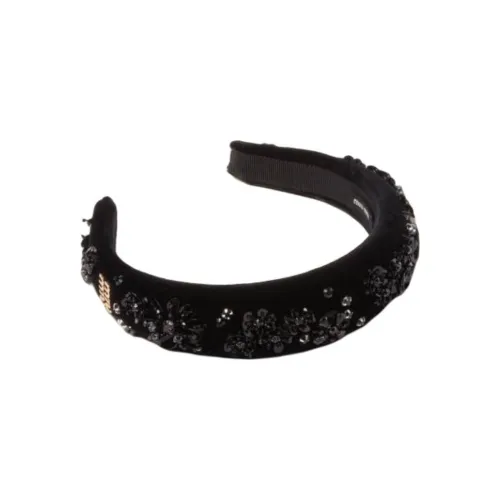 MIU MIU Ободки для волос Женские Черный