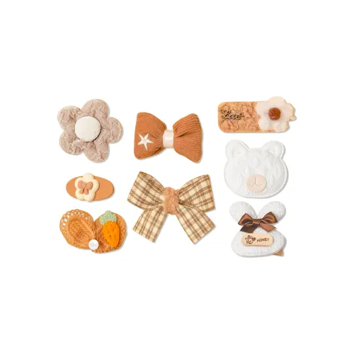 ARPOLINE Заколки для волос Женские Белый Коричневый