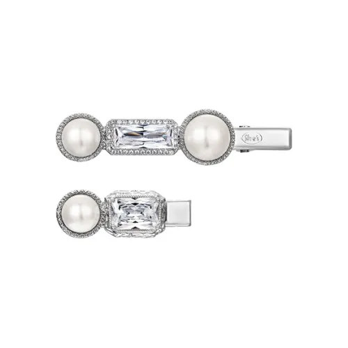 She's Copper, Synthetic Cubic Zirconia, Faux Pearl Заколки для волос Женские