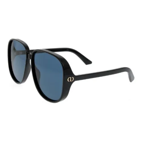 DIOR Квадратные Солнцезащитные Очки Женские Черные