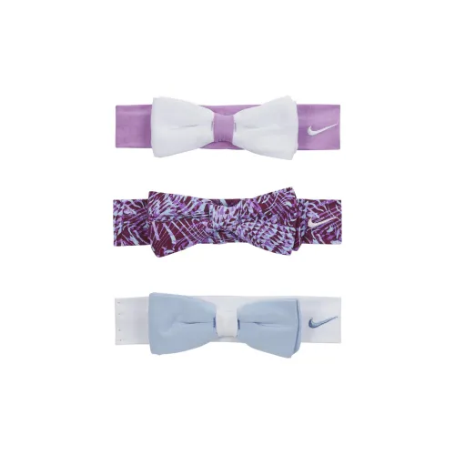 Nike Хлопок Волосы Полоска Детский Розовый Фиолетовый Синий