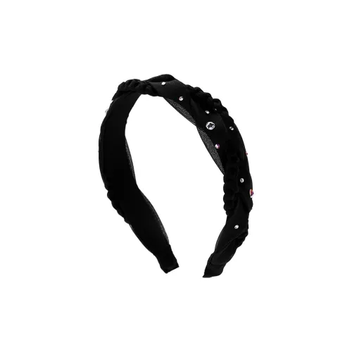 ROYALSASA Искусственный кристалл сплав шелковый шифон ободки для волос женские