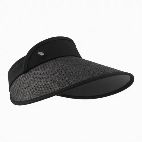 VINEY Соломенная плетеная шляпа с защитой от солнца женская