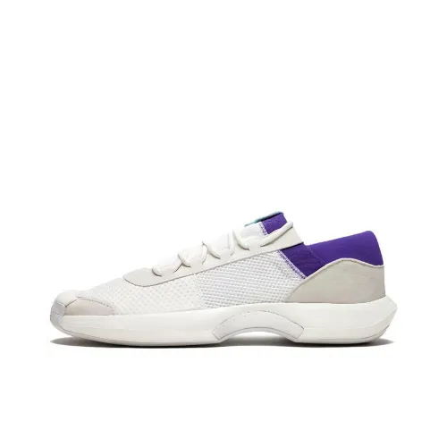 Nice Kicks x Adidas Crazy 1 Нескользящий Легкий Низкий Топ Повседневная обувь Мужская Белый Серый Фиолетовый