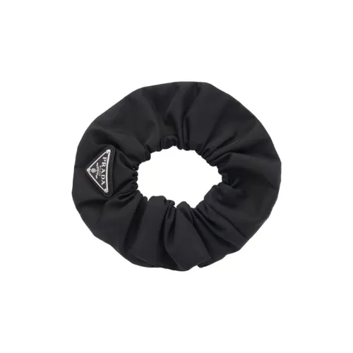PRADA Нейлон Резинки для волос с спиралью Черный Женский