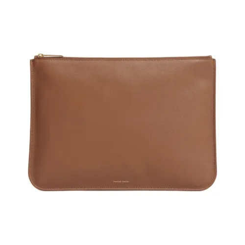 MANSUR GAVRIEL Телячья кожа Клатч Женские Коричневый