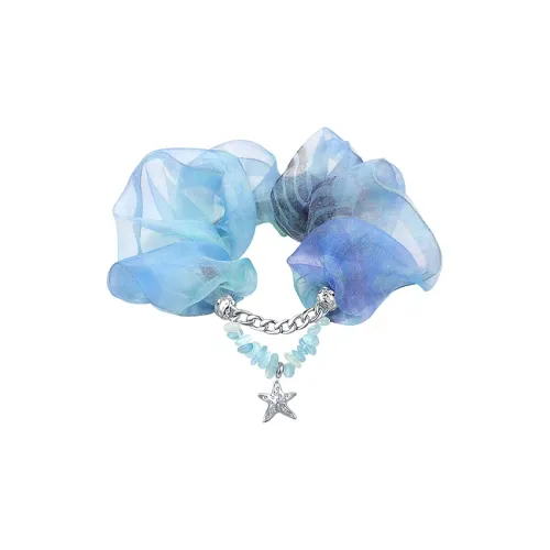 She's Аквамарин Наполнитель, Тутовый шелк Резинки-спирали для волос Женские