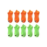 5 Ярко-зеленых + 5 Оранжево-красных