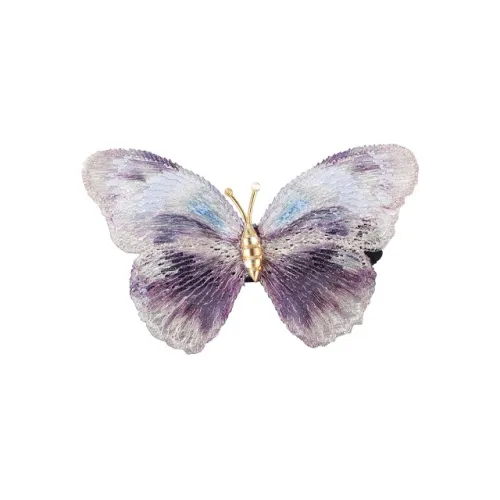 QIMEILA Ткань Заколки для волос Женские Фиолетовый