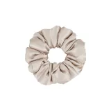 Светлый кофейный шелк, резинка для волос