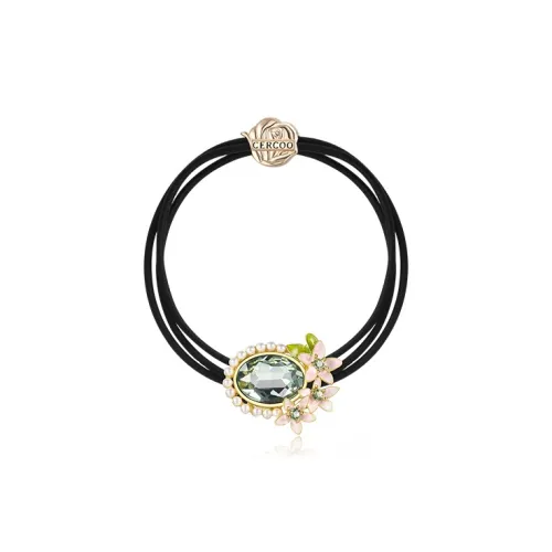 Cercoo Металл, Искусственный жемчуг Резинки-спирали для волос Fq590 Розовый Женские