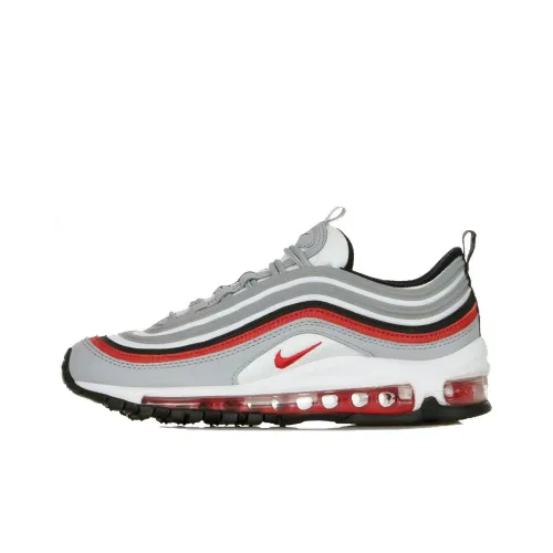 Nike Air Max 97 Low Топ Марафон Беговые кроссовки Женские Белый Серый Красный
