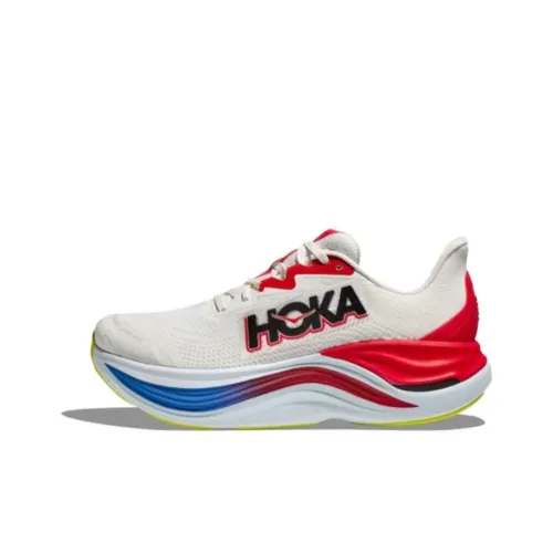 HOKA ONE ONE SKYWARD X Беговые кроссовки Низкий топ Белый Красный Мужской