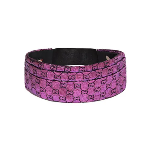 GUCCI Ободки для волос Фуксия Черный Женские