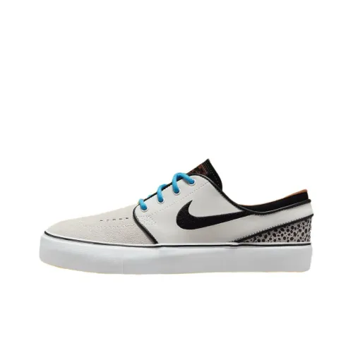 Nike SB Stefan Janoski Slip-Resistant Abrasion-Resistant Breathable Low-Top Skateboard Shoes Men's Gray Blue Найк SB Stefan Janoski Противоскользящие Устойчивые к износу Дышащие Низкие Кроссовки для Скейтбординга Мужские Серый Синий