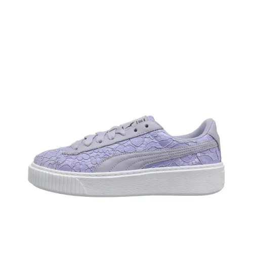 PUMA Платформа Низкие Кроссовки для скейтбординга Женские Белые
