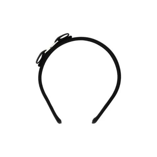 Ferragamo Хлопок Ободки для волос Черные Женские