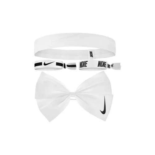 NIKE Ткань Резинки для волос Белый Женские