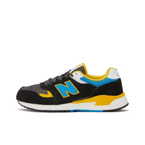New Balance NB 570 Low Топ Повседневные Беговые Кроссовки Унисекс Черный Желтый D Ширина
