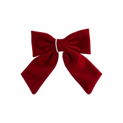 SENDME Ткань Сплав Имитация Жемчужный Заколки для волос Женские Красный